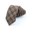 Nouvelles cravates en polyester TR souple pour hommes, fines, à carreaux, pour affaires, robe de mariée, papillon, accessoires de cou quotidiens