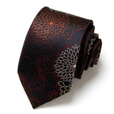 Cravate classique en soie pour homme, 48 couleurs, 7,5 cm, de luxe, à rayures, fine, pour costume, mariage, fête