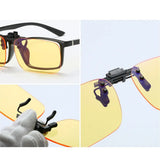 1pcs Clip On Blue Light Filter Blocking Glasses Office Computer Anti Blue Ray Clip On Eyeglasses UV Strain Relief For Women Men