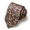 Cravate classique en soie pour homme, 48 couleurs, 7,5 cm, de luxe, à rayures, fine, pour costume, mariage, fête