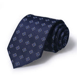 Cravate Huishi 8 cm à pois pour homme, slim, tendance, en polyester et microfibre, à carreaux, pour mariage