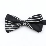 Nœud papillon en forme de note de musique, guitare, piano, pour adultes et enfants, accessoire fantaisie fait à la main pour fête de mariage, cadeau pour hommes