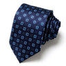 Cravate classique en soie pour homme, 48 couleurs, 7,5 cm, de luxe, à rayures, fine, pour costume, mariage, fête