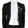 New Fashion Mens Cummerbund Bow Tie Brooch Set Black Red Blue   Waist Seal For Formal Tuxedo Business Suit Dinner Accessories
