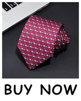 JEMYGINS Cravates de Noël pour hommes 9 cm en soie rouge de bonne qualité, ensemble de pinces à cravate imprimées pour fête, mariage, festival, cadeau