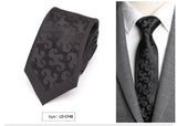 Cravate homme mode jacquard cravates pour hommes cravate luxueuse affaires robe de mariée cadeau chemise accessoires Corbatas Para Hombre