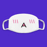 Cotton Kawaii Funny Anime Expression Mouth Face Mask Smile Breathable Masks For Korean Unisex Face Mouth Muffle Mask Accessories