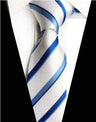 Corbatas de seda tejidas en jacquard con diseño de cachemira a cuadros para hombre, corbatas de 8 cm a rayas para trajes de negocios, bodas y fiestas.