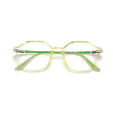 Fashion Women Anti Blue Light Glasses Blue Light Blocking Eyewear Luxury Brand Round Optical Spectacle Frame Computer Glasses