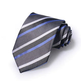 Cravate Huishi 8 cm à pois pour homme, slim, tendance, en polyester et microfibre, à carreaux, pour mariage