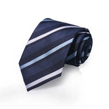Cravate Huishi 8 cm à pois pour homme, slim, tendance, en polyester et microfibre, à carreaux, pour mariage