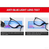 2025 Trending Blue Light Blocking Men's Glasses Gaming TR90 Matte Black Anti Ray Eyeglasses Computer Transparent Fashion Eyewear