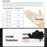 ROCKBROS Gants de cyclisme demi-doigts SBR Pad pour homme et femme, antidérapants, respirants et résistants aux chocs, pour l'été