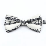 Nœud papillon en forme de note de musique, guitare, piano, pour adultes et enfants, accessoire fantaisie fait à la main pour fête de mariage, cadeau pour hommes