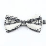 Nœud papillon en forme de note de musique, guitare, piano, pour adultes et enfants, accessoire fantaisie fait à la main pour fête de mariage, cadeau pour hommes