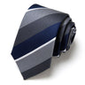 Cravate classique en soie pour homme, 48 couleurs, 7,5 cm, de luxe, à rayures, fine, pour costume, mariage, fête