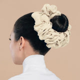 Elastics Chiffon Hair Band Solid Color Big Circle Scrunchies for Women Girl Ponytail Holder Hair Rope Hairband Hair Accessoires