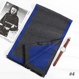 2023 mode 180*35cm Schals Mann Herbst Winter Dicke Warme Kaschmir Business Lange Wraps Junge Klassische Schal Freies verschiffen schalldämpfer