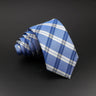 Cravate tissée jacquard pour homme, classique, à carreaux, rayée, en polyester, tendance, pour mariage, affaires, fête, costume, robe, cadeau