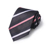 Cravate Huishi 8 cm à pois pour homme, slim, tendance, en polyester et microfibre, à carreaux, pour mariage