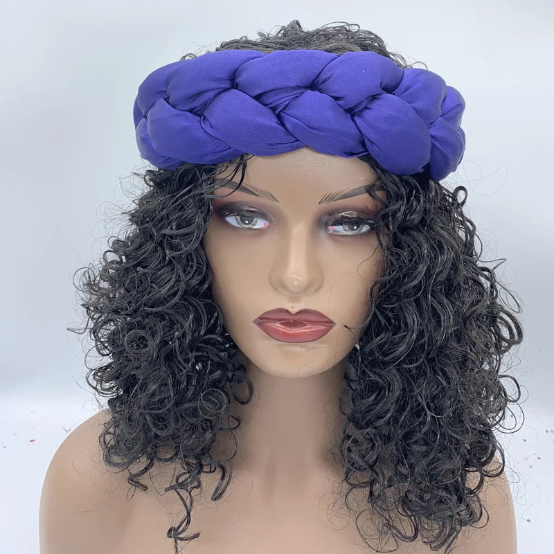Latest Exaggerated Satin Twist Braids Headband Handmade African Headtie Nigerian Wedding Gele Women Turbans Ladies Head Wraps