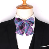 Ladies Plaid Bowtie Casual Bow tie For Women Uniform Collar Butterf Bowknot Adult Check Bow Ties Cravats Cotton Girls Bowties