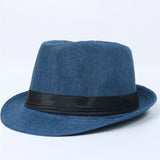 Chapeau de jazz tendance pour l'été, chapeau de plage, panama, chapeau de soleil classique, chapeau haut de forme rétro, chapeau fedora, chapeau haut de forme unisexe pour hommes et femmes