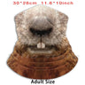 Beaver Face Adult Kids Anti Dust DIY Scarf Mask Beaver Teeth Wild Smile Smiling Face Lips Animal Nature Funny Pet Hairy Friend