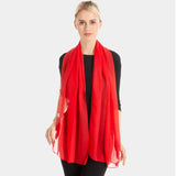 Foulard en soie georgette de couleur pure pour femme, foulard de voyage monochrome, châle de plage, vente en gros