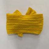 Solid Cable Bow Baby Headband for Child Nylon Layers Headwear Kids Elastic Turban Headwraps Newborn Boys Girls Hair Accessories