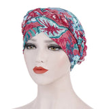 Foulard turban musulman en coton imprimé pour femmes, hijab intérieur islamique, foulards arabes pour la tête, femme musulmane turbante mujer