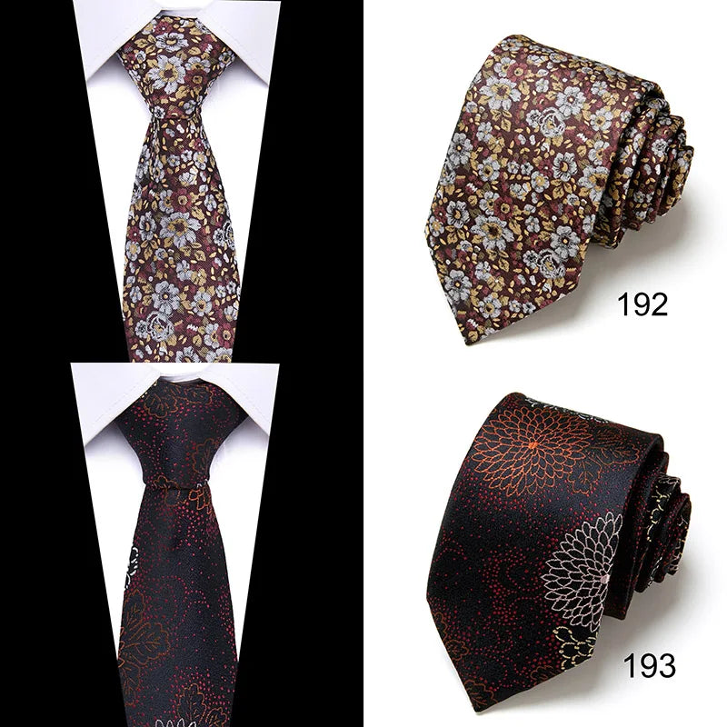 Cravate homme 7,5 cm, style nouveau, bleu, vert et orange, motif cachemire, motif floral, pour mariage, travail