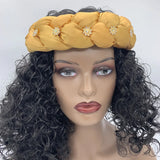 Latest Exaggerated Satin Twist Braids Headband Handmade African Headtie Nigerian Wedding Gele Women Turbans Ladies Head Wraps