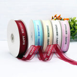 Rubans « Joyeux anniversaire » de 25 mm, 4,5 m, pour amoureux, mariage, fête, décoration de Noël, nœud, carte, emballage cadeau, fait main