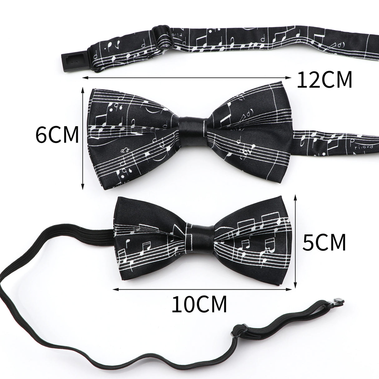 Nœud papillon en forme de note de musique, guitare, piano, pour adultes et enfants, accessoire fantaisie fait à la main pour fête de mariage, cadeau pour hommes