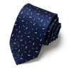 Cravate classique en soie pour homme, 48 couleurs, 7,5 cm, de luxe, à rayures, fine, pour costume, mariage, fête