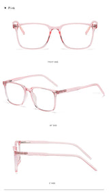 2025 Trending Blue Light Blocking Men's Glasses Gaming TR90 Matte Black Anti Ray Eyeglasses Computer Transparent Fashion Eyewear