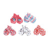 Bonnet et moufles pour nouveau-né, bonnet confortable pour fille et garçon, bonnet et gants en coton pour bébé de 0 à 6 mois