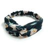 Korean Style Summer Lovely Hairband Women Hair Accessories Turban Twist Cross Headwrap Girl Floral Elastic Knotted Headwear