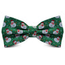 Christmas Bow tie for Men Women Snowmen Christmas Tree Bow knot Pre-tied Adult Silk Jacquard Bowtie Double Fold Cravats Party