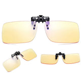 1pcs Clip On Blue Light Filter Blocking Glasses Office Computer Anti Blue Ray Clip On Eyeglasses UV Strain Relief For Women Men