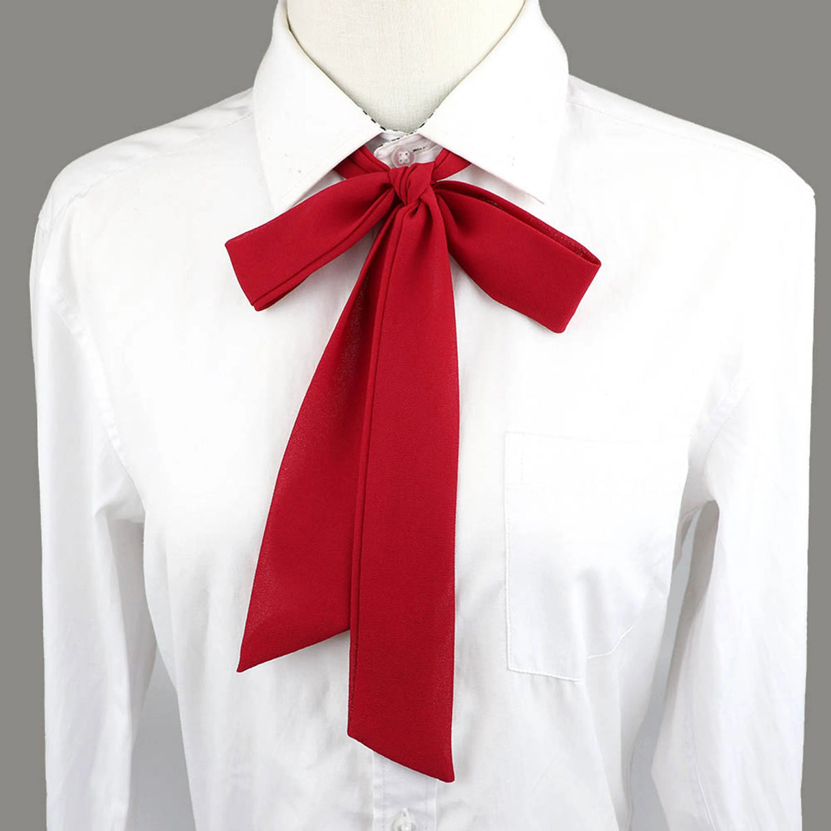 Chic DIY Chiffon Bänder Fliege Für Damen Mädchen Schule Hochzeit Einfarbig Dot Geschmeidig Schwarz Rot Rosa Bowknot Hemd Zubehör