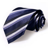 Cravate Huishi 8 cm à pois pour homme, slim, tendance, en polyester et microfibre, à carreaux, pour mariage