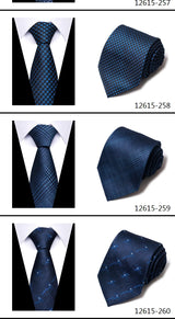 Cravate pour homme, 7,5 cm, de luxe, gris foncé, accessoires de mariage, à pois, pour le travail