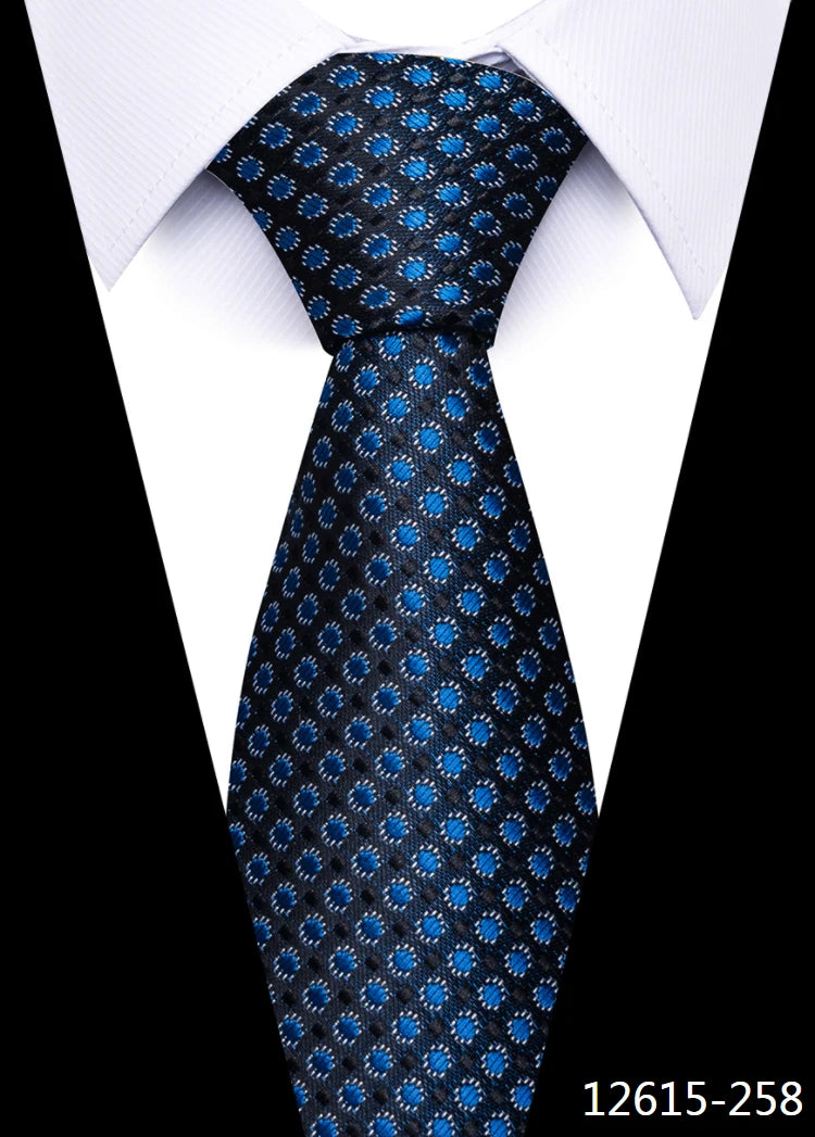 Cravate pour homme, nouveau design, vente en usine, offre spéciale, 7,5 cm, cravate, chemise à carreaux jaune, accessoires pour homme, anniversaire d'Abraham Lincoln