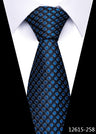 Cravate pour homme, 7,5 cm, de luxe, gris foncé, accessoires de mariage, à pois, pour le travail