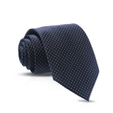 Cravate Huishi 8 cm à pois pour homme, slim, tendance, en polyester et microfibre, à carreaux, pour mariage