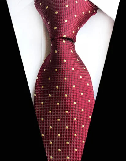 Corbatas de seda tejidas en jacquard con diseño de cachemira a cuadros para hombre, corbatas de 8 cm a rayas para trajes de negocios, bodas y fiestas.