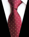 Corbatas de seda tejidas en jacquard con diseño de cachemira a cuadros para hombre, corbatas de 8 cm a rayas para trajes de negocios, bodas y fiestas.