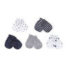Bonnet et moufles pour nouveau-né, bonnet confortable pour fille et garçon, bonnet et gants en coton pour bébé de 0 à 6 mois